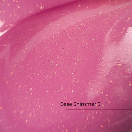 Kaučiukinė bazė Crystal - Base Shimmer No3 12ml