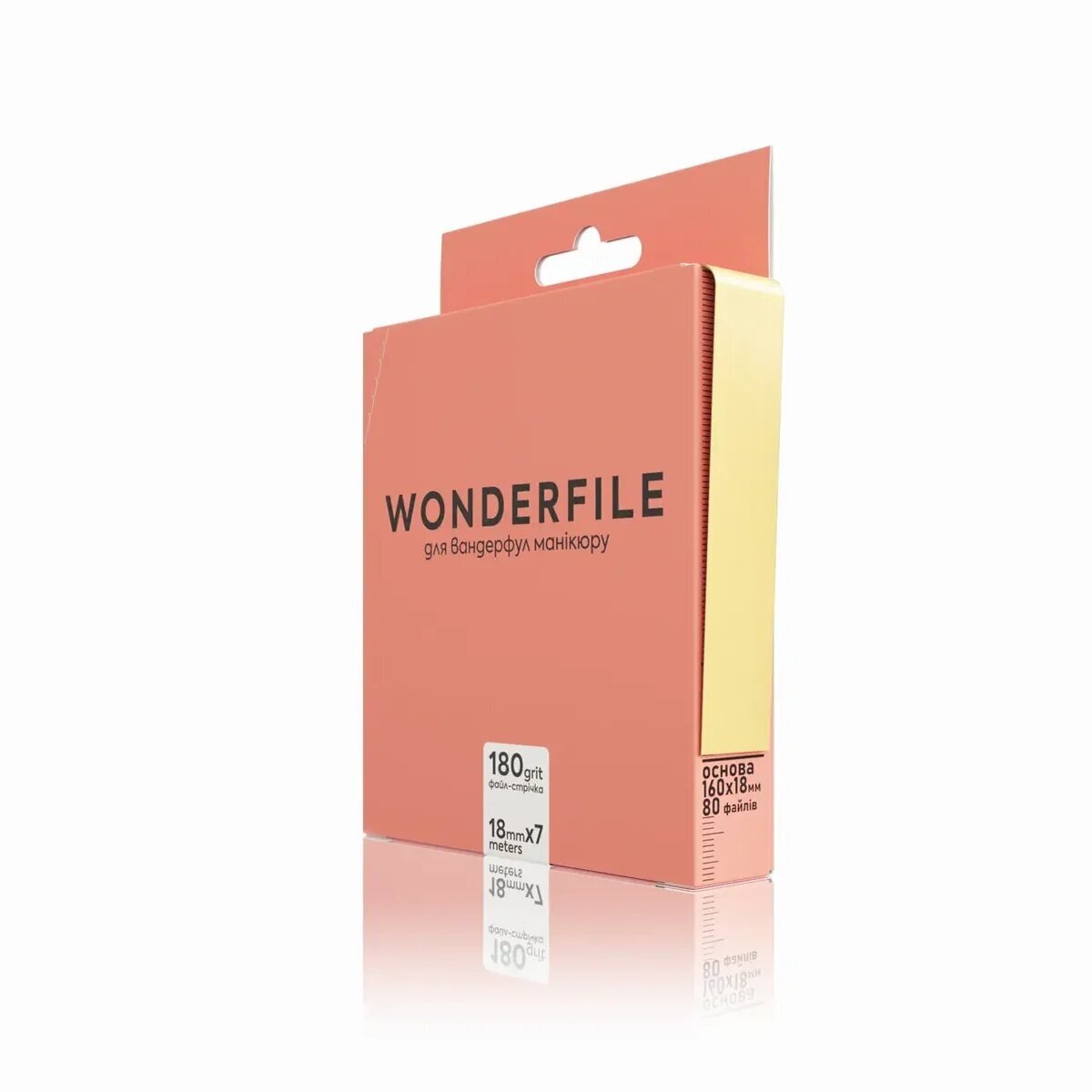 Klijuojamas abrazyvas ritėje Wonderfile 160x18mm. 180gr 1 Klijuojamas abrazyvas ritėje Wonderfile 160x18mm. 180gr 1