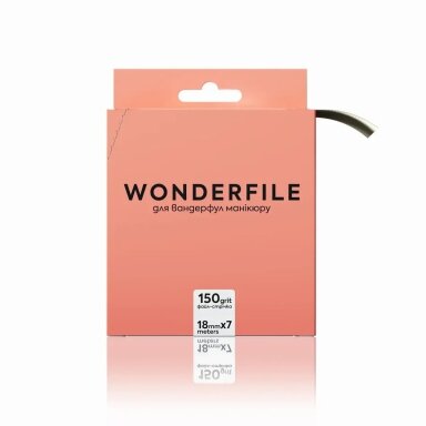 Klijuojamas abrazyvas ritėje Wonderfile 160x18mm. 150gr Klijuojamas abrazyvas ritėje Wonderfile 160x18mm. 150gr