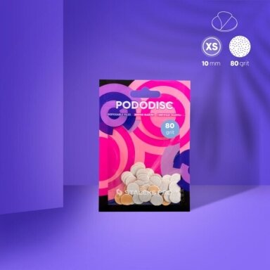 Klijuojami podo diskų abrazyvai STALEKS EXPERT PODODISC XS 10mm. 50vnt Klijuojami podo diskų abrazyvai STALEKS EXPERT PODODISC XS 10mm. 50vnt