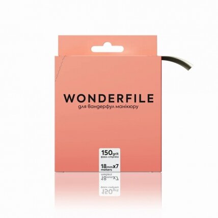 Klijuojamas abrazyvas ritėje Wonderfile 160x18mm. 150gr