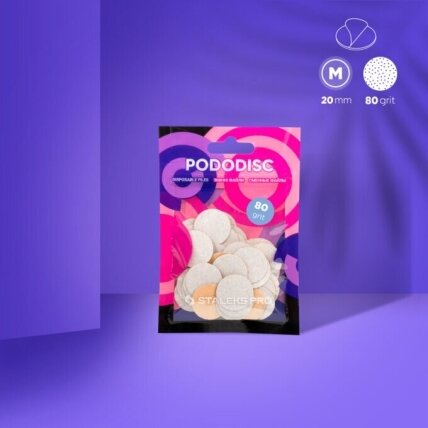 Klijuojami podo diskų abrazyvai STALEKS EXPERT PODODISC M 20mm. 50vnt Klijuojami podo diskų abrazyvai STALEKS EXPERT PODODISC M 20mm. 50vnt