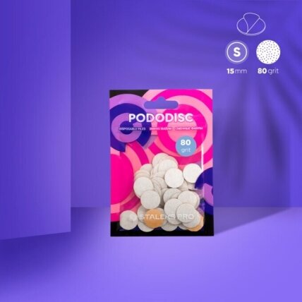 Klijuojami podo diskų abrazyvai STALEKS EXPERT PODODISC S 15mm. 50vnt Klijuojami podo diskų abrazyvai STALEKS EXPERT PODODISC S 15mm. 50vnt