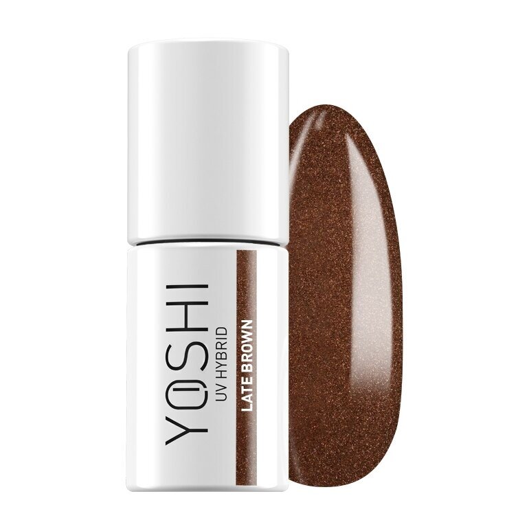 YOSHI Gelinis lakas Late Brown 6 ml - 318 YOSHI Gelinis lakas Late Brown 6 ml - 318