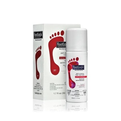 Priešgrybelinė priemonė Footlogix - Toe Tincture Spray 50ml Priešgrybelinė priemonė Footlogix - Toe Tincture Spray 50ml