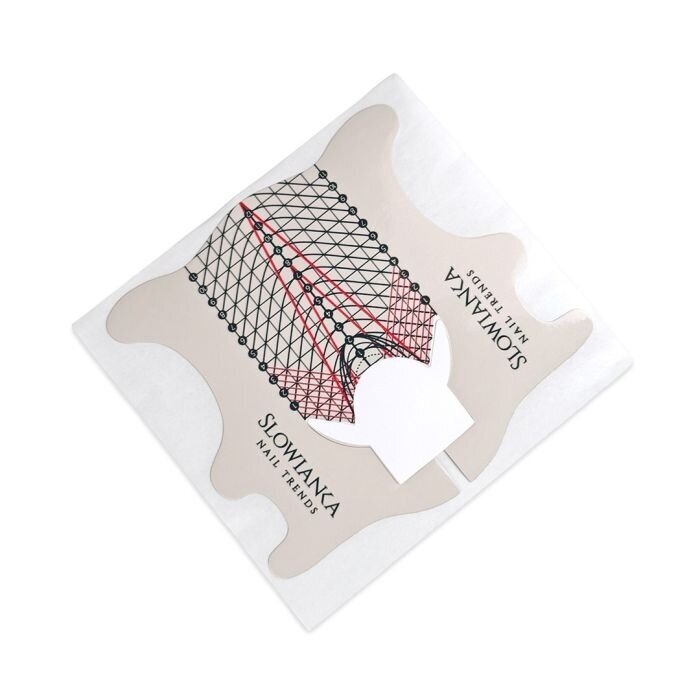 Nagų priauginimo šablonai Slowianka - Long Paper Forms (250vnt) 1