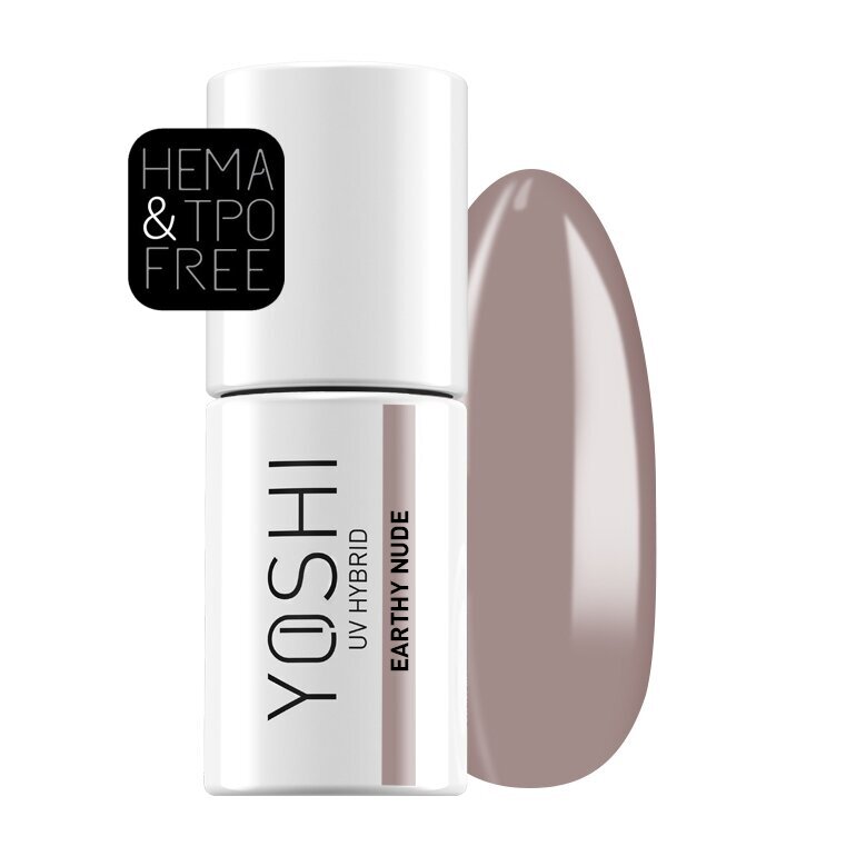 YOSHI Gelinis lakas Earthy Nude 6 ml - 135 YOSHI Gelinis lakas Earthy Nude 6 ml - 135