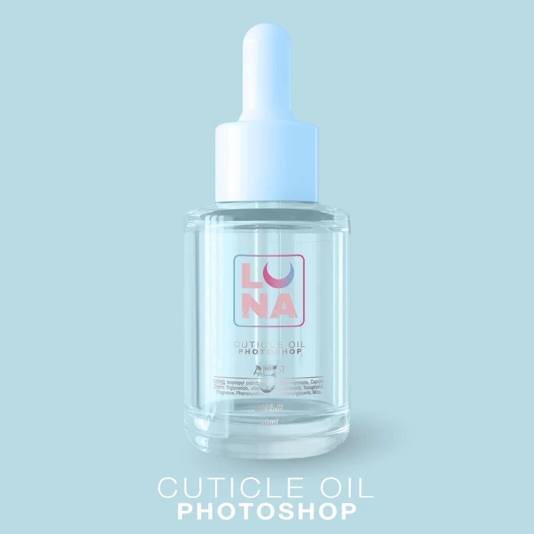 Sausas odelių aliejus LUNAmoon - Melon Photoshop Oil 30ml Sausas odelių aliejus LUNAmoon - Melon Photoshop Oil 30ml