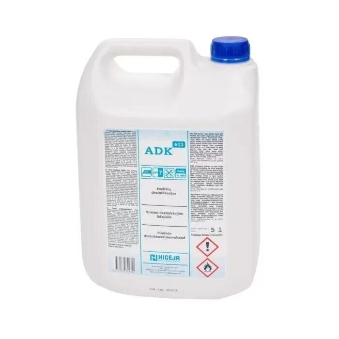 Paviršių dezinfekantas ADK-611 5000ml (galima įsigyti tik fizinėje parduotuvėje)