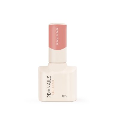 Gelinis lakas PB Nails - Peach, Please 8ml Gelinis lakas PB Nails - Peach, Please 8ml