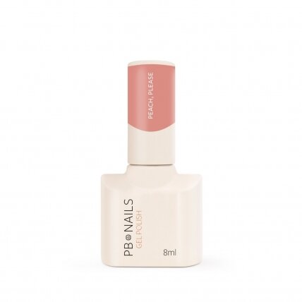 Gelinis lakas PB Nails - Peach, Please 8ml