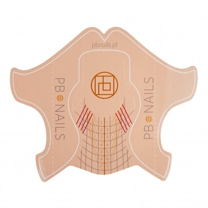 Nagų priauginimo šablonai PB Nails - Basic Short (300vnt) 1 Nagų priauginimo šablonai PB Nails - Basic Short (300vnt) 1