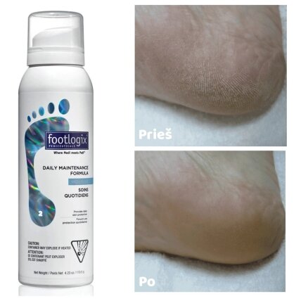 Putos kasdienei pėdų priežiūrai Footlogix - Daily Maitenance Formula 125ml 1