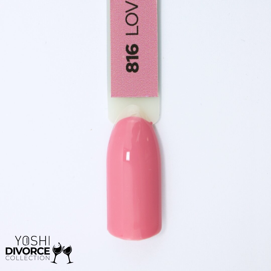 YOSHI Gelinis lakas Lover 6 ml - 816 1 YOSHI Gelinis lakas Lover 6 ml - 816 1