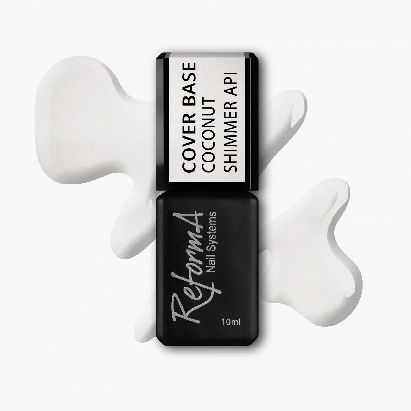 Kaučiukinė bazė ReformA Cover Base - Coconut Shimmer API 10ml Kaučiukinė bazė ReformA Cover Base - Coconut Shimmer API 10ml