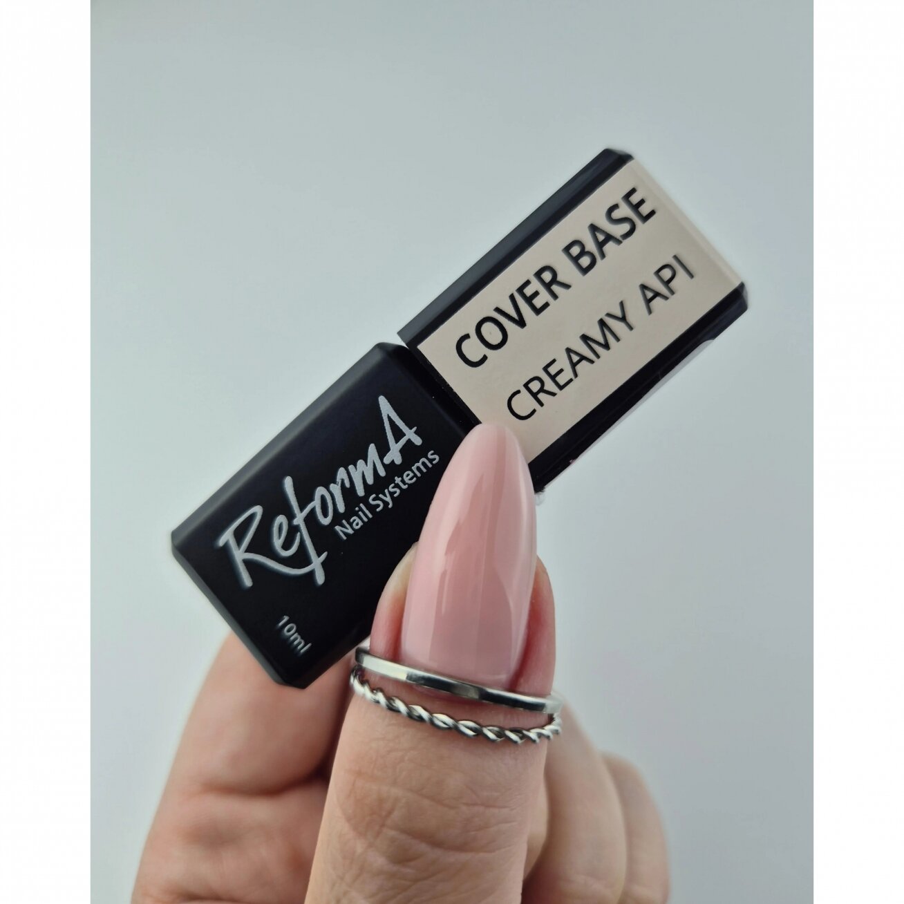 Kaučiukinė bazė ReformA Cover Base - Creamy API 10ml 1 Kaučiukinė bazė ReformA Cover Base - Creamy API 10ml 1