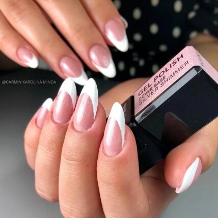 Kaučiukinė bazė ReformA Cover Base - Shimmer Silver 10ml 1