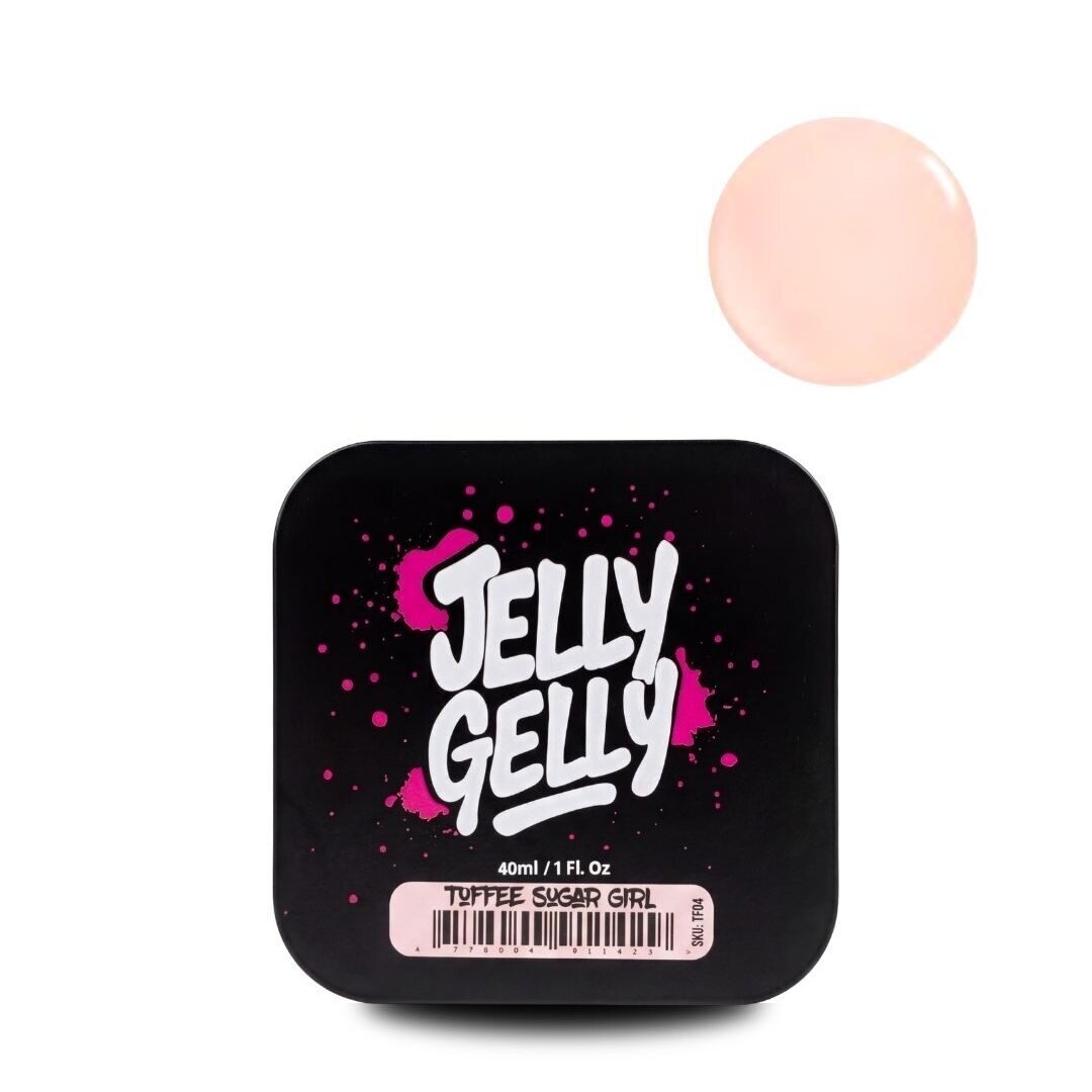 Savaime išsilyginantis gelis Jelly Gelly Toffee - Sugar Girl 40ml (TF04)