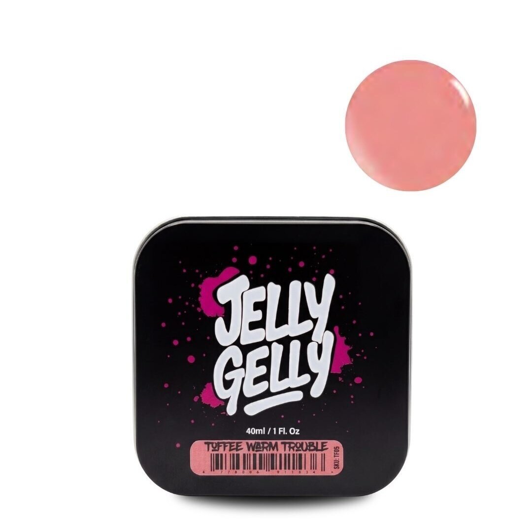 Savaime išsilyginantis gelis Jelly Gelly Toffee - Warm Trouble 40ml (TF05) Savaime išsilyginantis gelis Jelly Gelly Toffee - Warm Trouble 40ml (TF05)