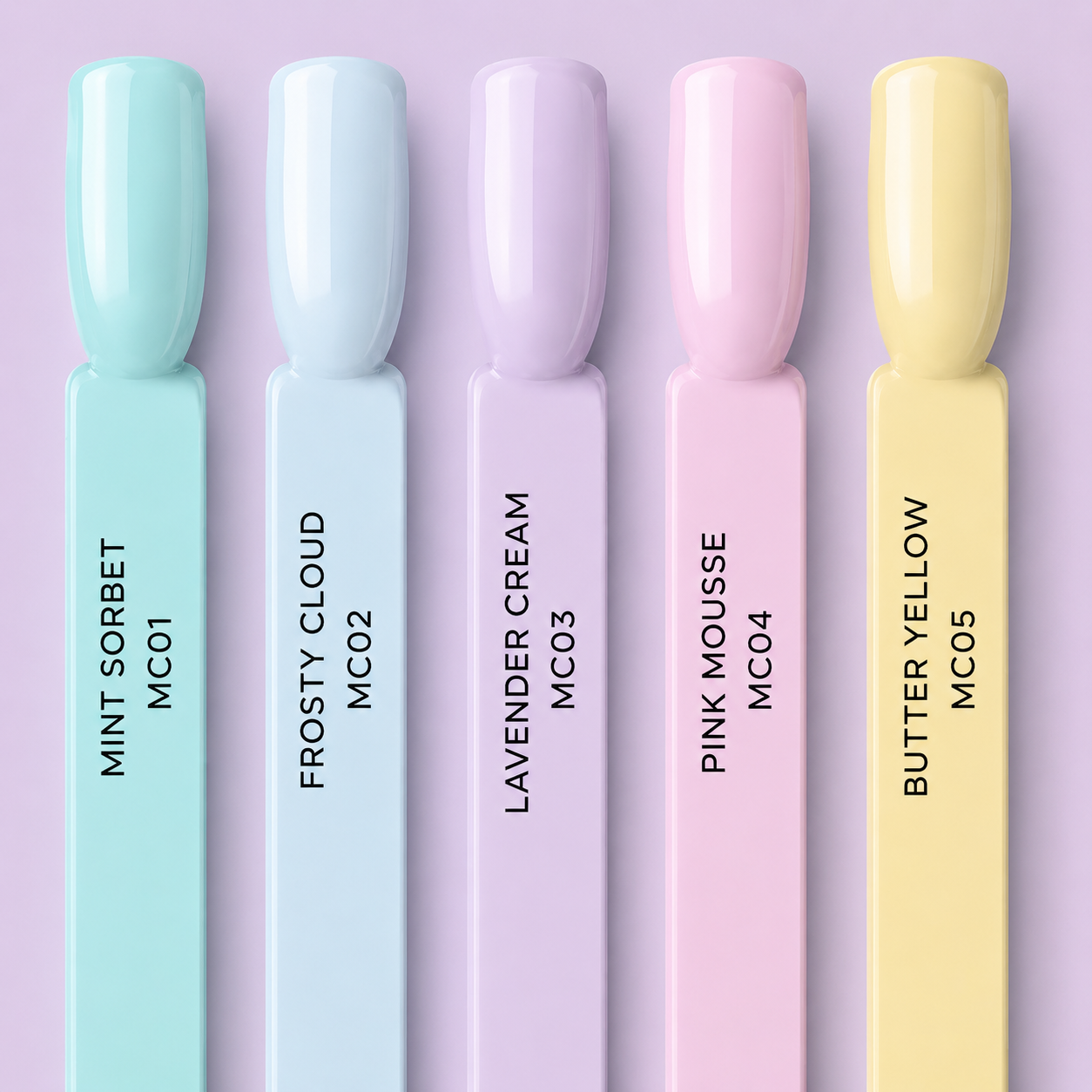 Savaime išsilyginantis gelis Jelly Gelly Macarons - Mint Sorbet 40ml 1