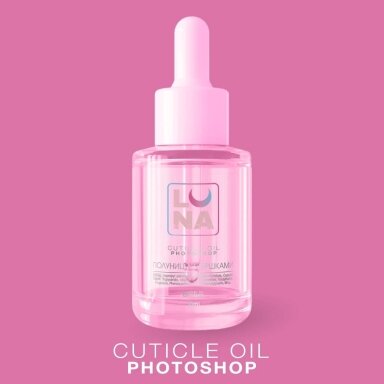 Sausas odelių aliejus LUNAmoon - Strawberry With Cream Photoshop Oil 30ml
