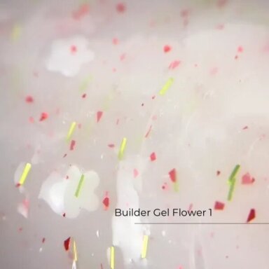 Savaime išsilyginantis gelis Crystal - Builder Gel Flower No1 Savaime išsilyginantis gelis Crystal - Builder Gel Flower No1