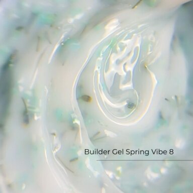 Savaime išsilyginantis gelis Crystal - Builder Gel Spring Vibe No8 Savaime išsilyginantis gelis Crystal - Builder Gel Spring Vibe No8