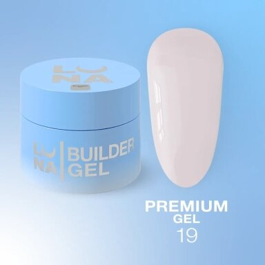 Savaime išsilyginantis gelis LUNAmoon - Premium Gel No19 Savaime išsilyginantis gelis LUNAmoon - Premium Gel No19