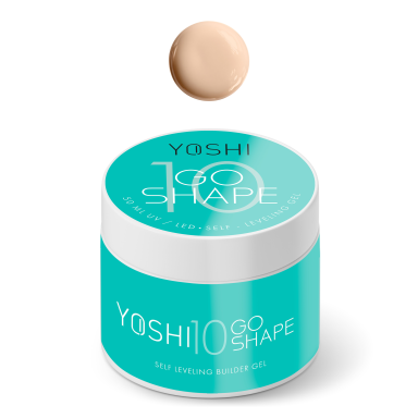 Savaime išsilyginantis gelis Yoshi - Go Shape No10 50ml Savaime išsilyginantis gelis Yoshi - Go Shape No10 50ml
