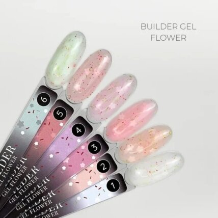 Savaime išsilyginantis gelis Crystal - Builder Gel Flower No6 1 Savaime išsilyginantis gelis Crystal - Builder Gel Flower No6 1