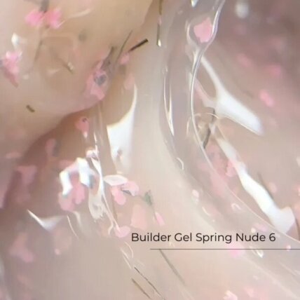 Savaime išsilyginantis gelis Crystal - Builder Gel Spring Nude No6 Savaime išsilyginantis gelis Crystal - Builder Gel Spring Nude No6