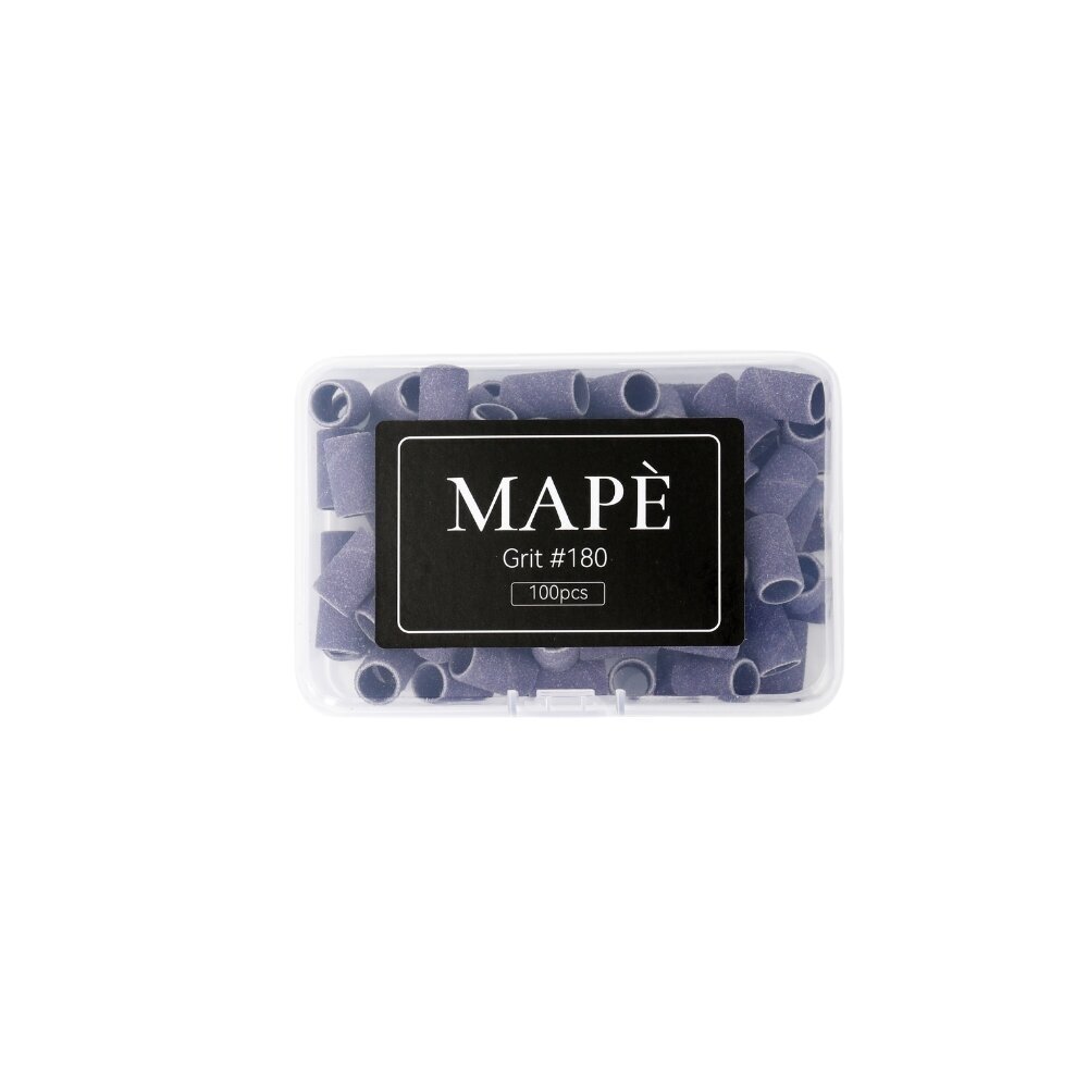 Šlifavimo antgaliai MAPE - „Būgneliai” 180gritų, 6mm. 100vnt Šlifavimo antgaliai MAPE - „Būgneliai” 180gritų, 6mm. 100vnt