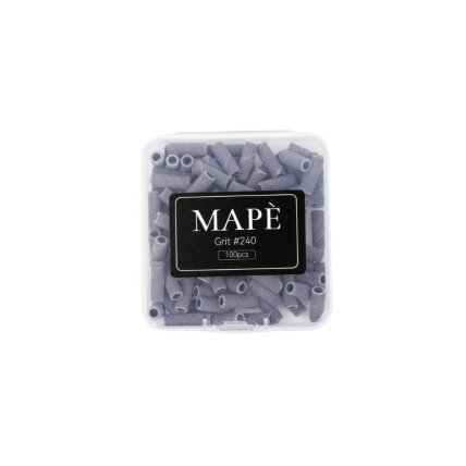 Šlifavimo antgaliai MAPE - „Būgneliai” 240gritų, 3mm. 100vnt Šlifavimo antgaliai MAPE - „Būgneliai” 240gritų, 3mm. 100vnt
