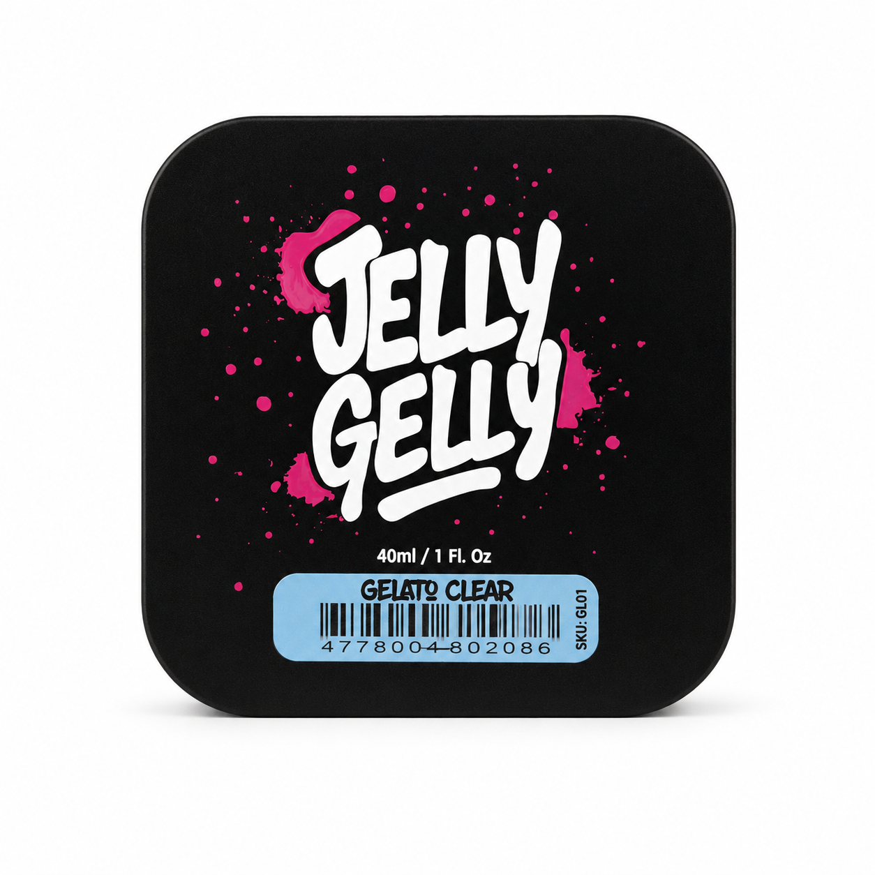 Stovintis skaidrus gelis Jelly Gelly - Gelato Clear 40ml (GL01)