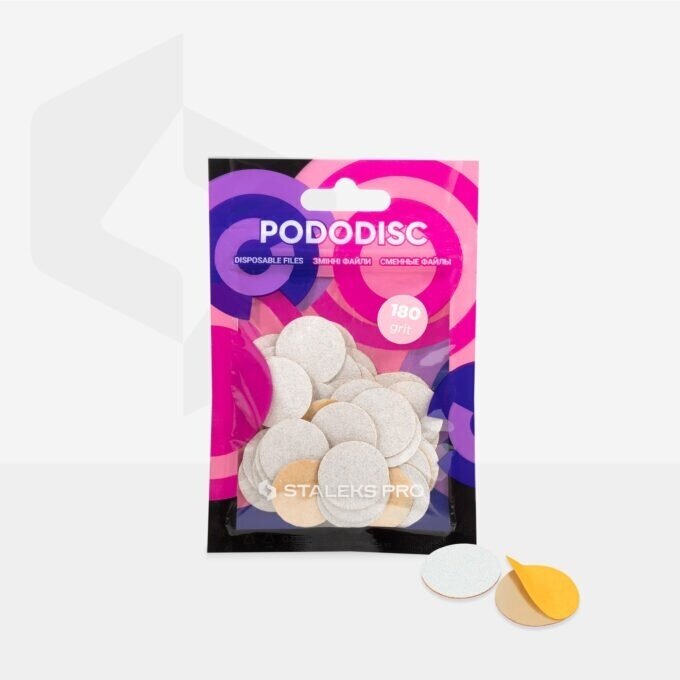 Klijuojami podo diskų abrazyvai STALEKS EXPERT PODODISC M 20mm. 50vnt 4 Klijuojami podo diskų abrazyvai STALEKS EXPERT PODODISC M 20mm. 50vnt 4
