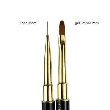 Teptukas Crystal - Double Sided Brush No1 11mm - 11mm Teptukas Crystal - Double Sided Brush No1 11mm - 11mm