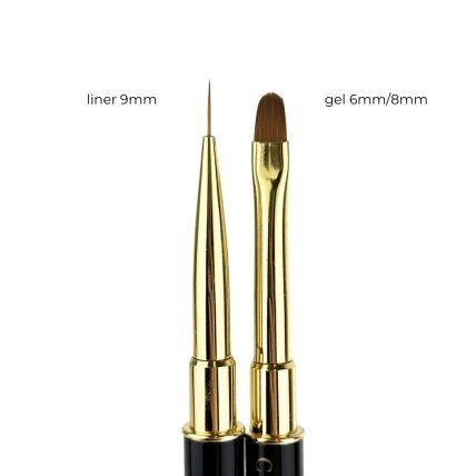 Teptukas Crystal - Double Sided Brush No3 8/6mm - 9mm Teptukas Crystal - Double Sided Brush No3 8/6mm - 9mm
