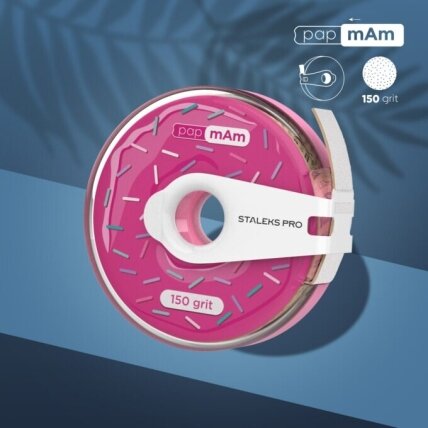 Užmaunami dildės abrazyvai ritėje STALEKS PapmAm 150gr (ATC-150W) Užmaunami dildės abrazyvai ritėje STALEKS PapmAm 150gr (ATC-150W)