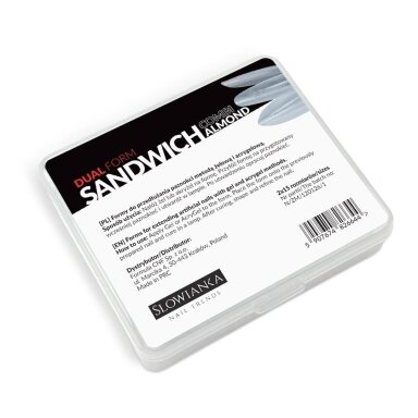 Viršutinės nagų priauginimo formelės Slowianka - Dual Forms Sandwich Combi Almond