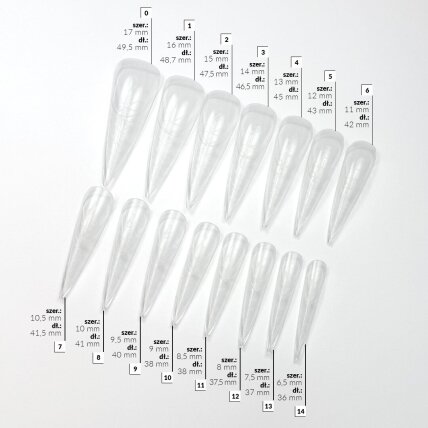 Viršutinės nagų priauginimo formelės Slowianka - Dual Forms French Stilletto 2 Viršutinės nagų priauginimo formelės Slowianka - Dual Forms French Stilletto 2