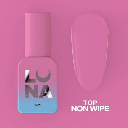 Viršutinis sluoksnis LUNAmoon - Top Non Wipe 13ml Viršutinis sluoksnis LUNAmoon - Top Non Wipe 13ml