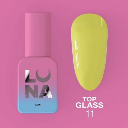 Viršutinis sluoksnis LUNAmoon - Top Glass No11 13ml Viršutinis sluoksnis LUNAmoon - Top Glass No11 13ml