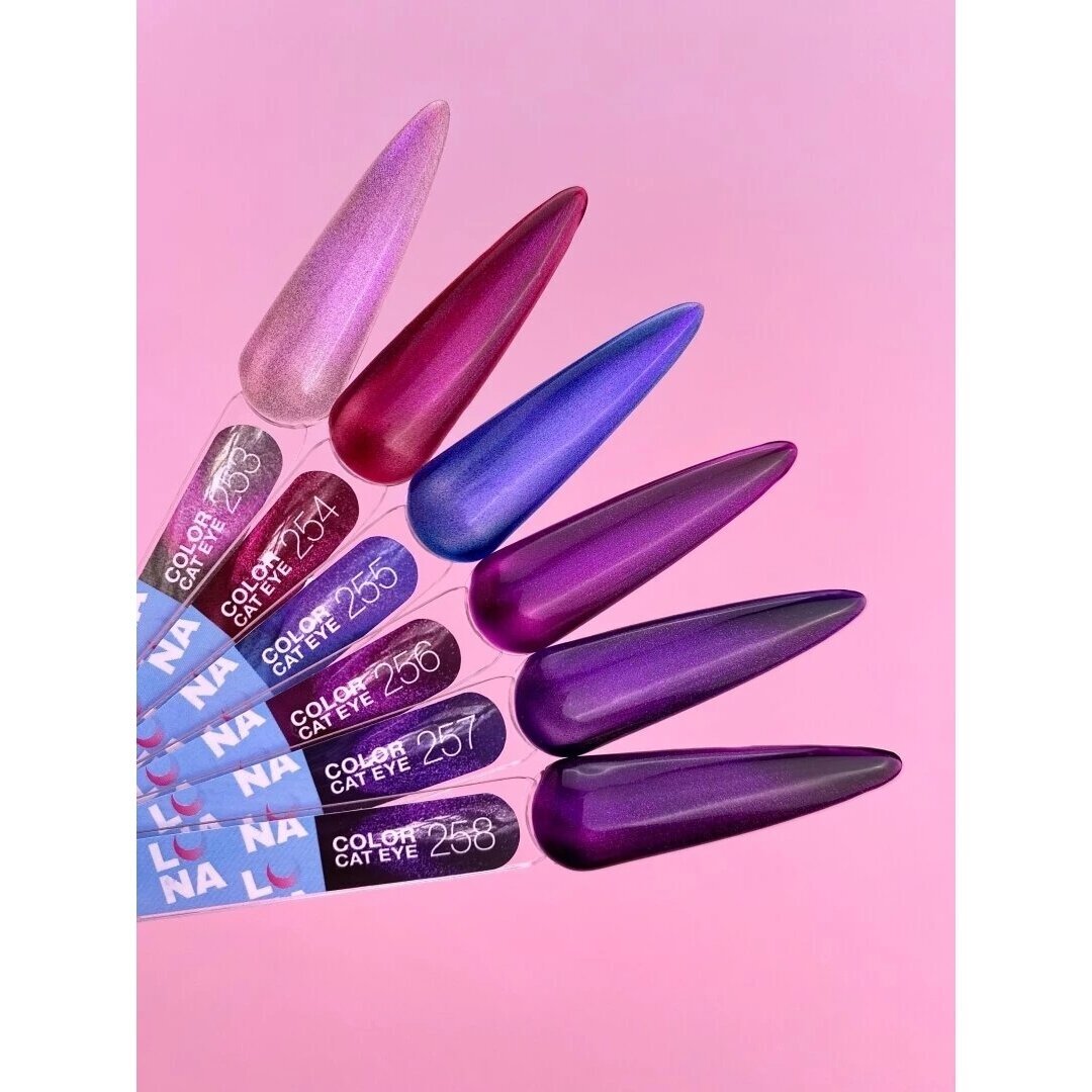 Gelinis lakas LUNAmoon - Color Cat Eye No253 13ml 2 Gelinis lakas LUNAmoon - Color Cat Eye No253 13ml 2