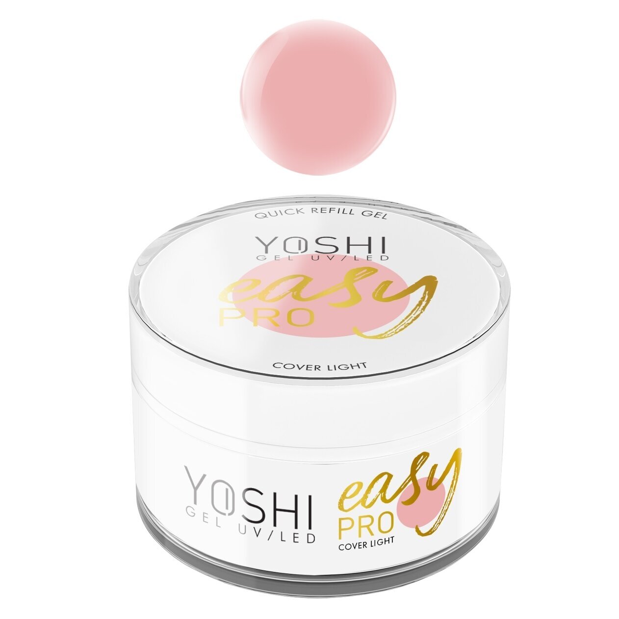 Savaime išsilyginantis gelis YOSHI Easy PRO - Cover Light Savaime išsilyginantis gelis YOSHI Easy PRO - Cover Light