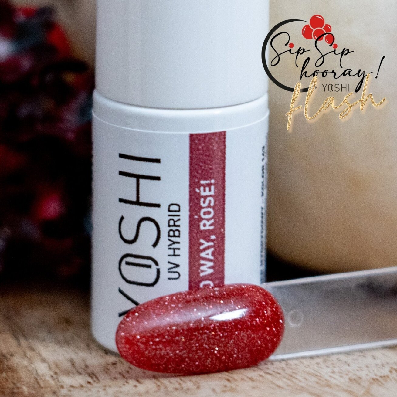 YOSHI Gelinis lakas No way Rose! 6 ml – 143 1