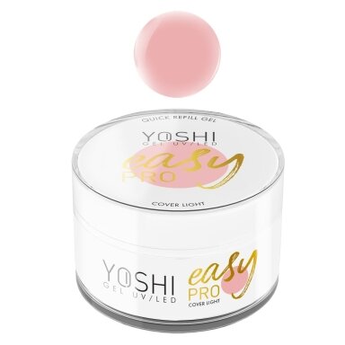 Savaime išsilyginantis gelis YOSHI Easy PRO - Cover Light Savaime išsilyginantis gelis YOSHI Easy PRO - Cover Light