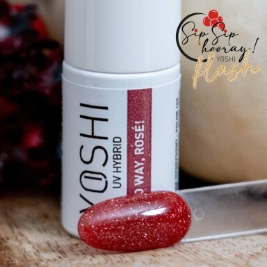 YOSHI Gelinis lakas No way Rose! 6 ml – 143 YOSHI Gelinis lakas No way Rose! 6 ml – 143