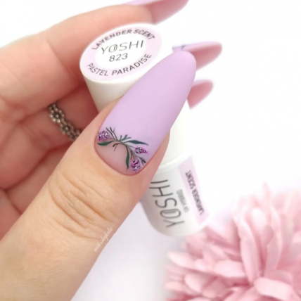YOSHI Gelinis lakas Lavender Scent 6 ml - 823 3 YOSHI Gelinis lakas Lavender Scent 6 ml - 823 3