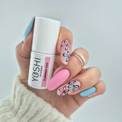 YOSHI Gelinis lakas Flamingo Kiss 6 ml - 827 2 YOSHI Gelinis lakas Flamingo Kiss 6 ml - 827 2