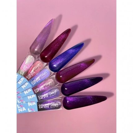 Gelinis lakas LUNAmoon - Color Cat Eye No258 13ml 3